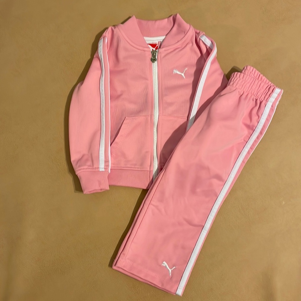 24 mos pink Puma track suit